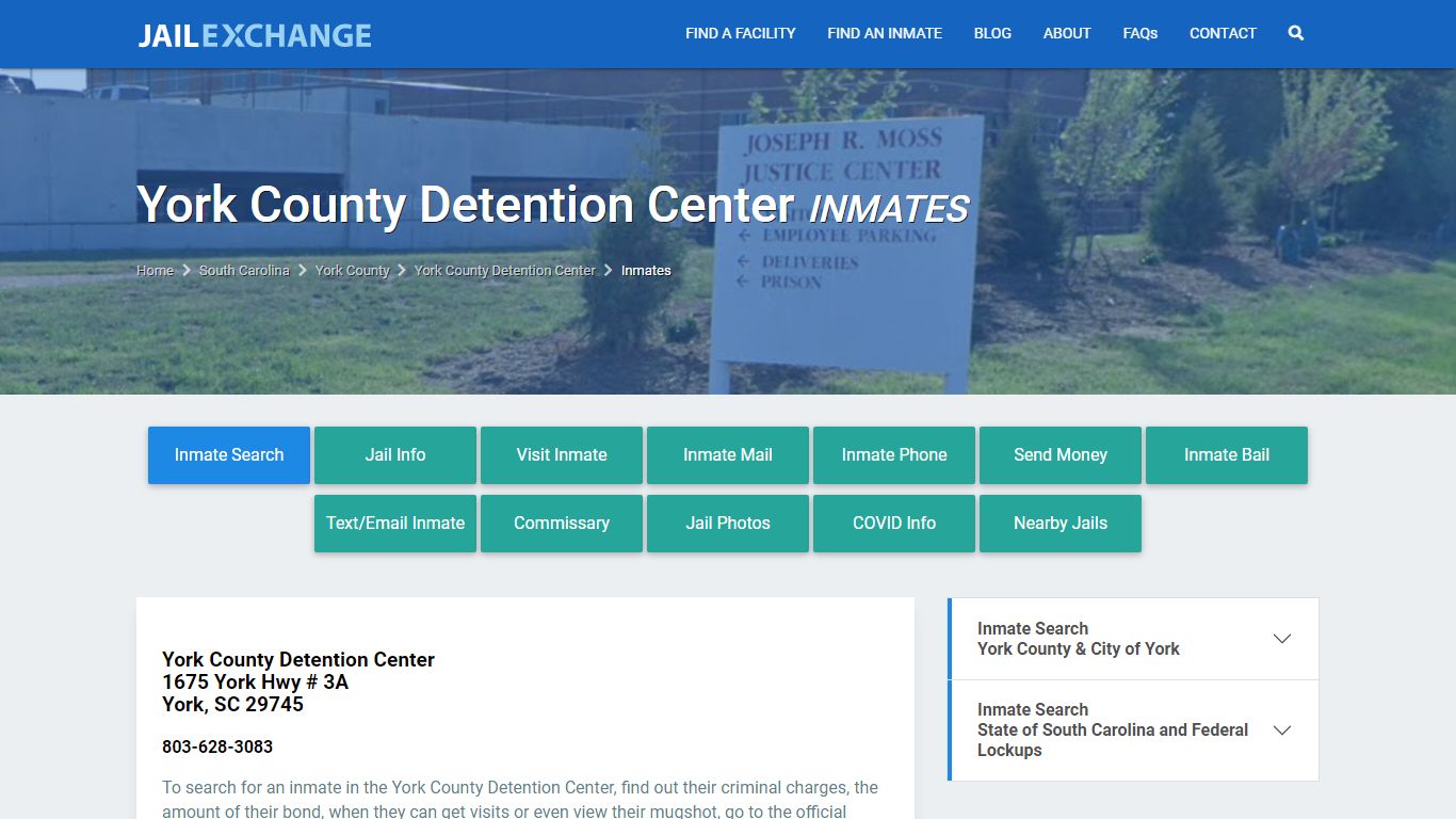 York County Jail Inmates | Arrests | Mugshots | SC